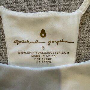Spiritual Gangster Women's White Bra